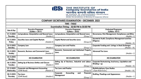 CSE PPT Exam Calendar CY 2024 .